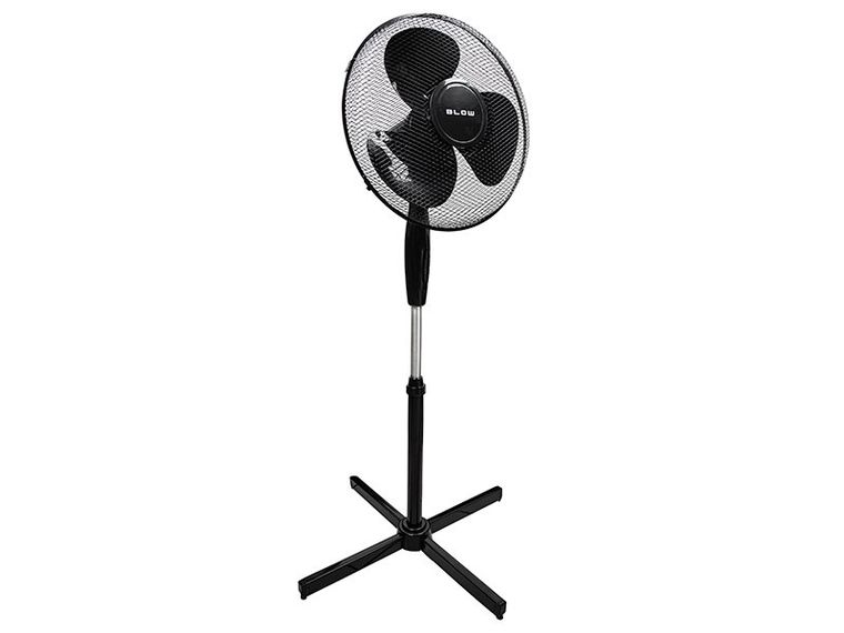 Blow, wentylator stojący, czarny, 16", 40 cm, 55W