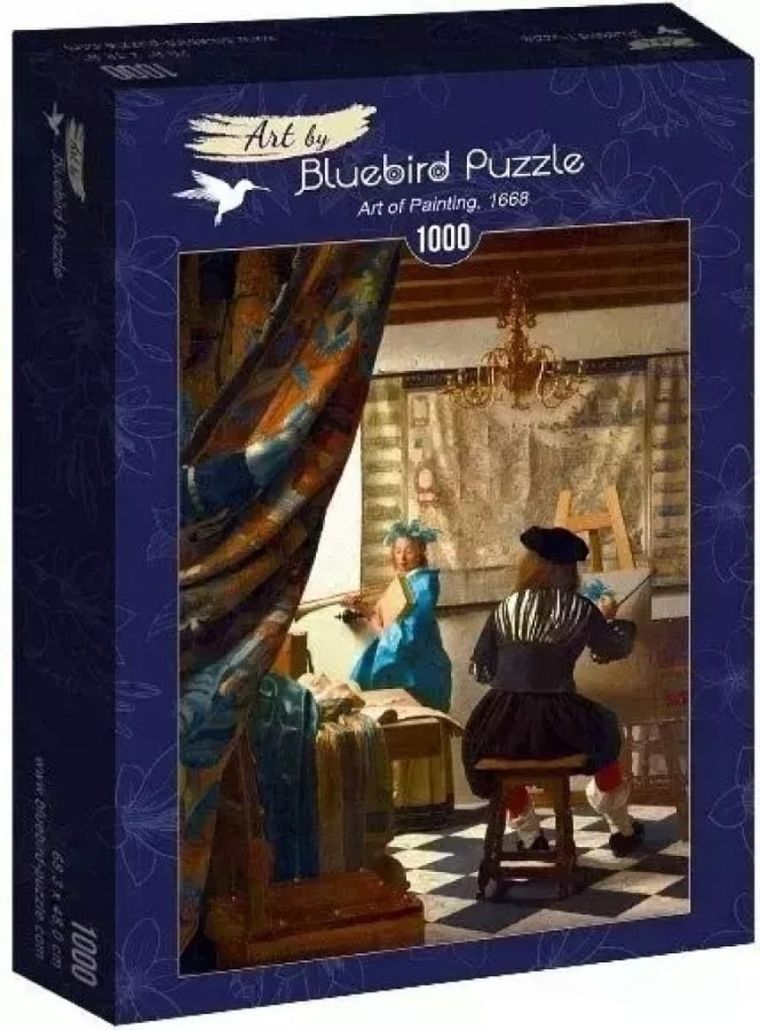 Bluebird, Alegoria malarstwa, Johannes Vermeer, puzzle, 1000 elementów