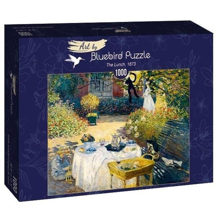 Bluebird, Claude Monet, Śniadanie, puzzle, 1000 elementów