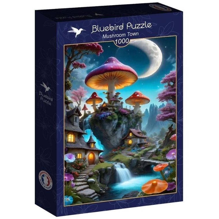 Bluebird, Miasteczko grzybów, puzzle, 1000 elementów