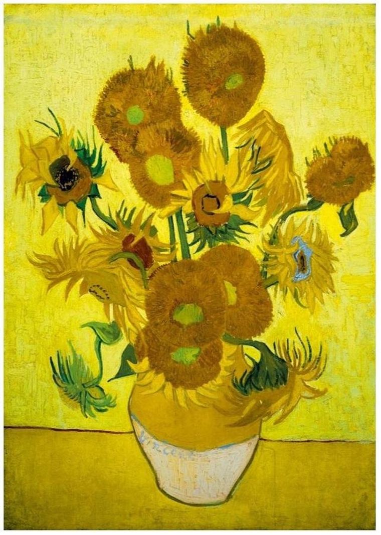 Bluebird, Słoneczniki, Vincent van Gogh, puzzle, 1000 elementów