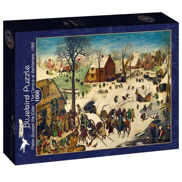 Bluebird, Spis ludności w Betlejem Brueghel 1566, puzzle, 1000 elementów