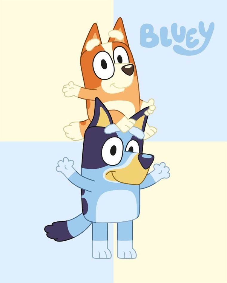 Bluey, koc, 120-150 cm