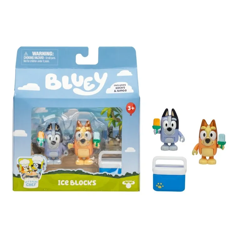 Bluey, Lody, zestaw figurek, 2 sztuki