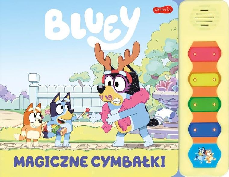 Bluey. Magiczne cymbałki. Książeczka z dźwiękami