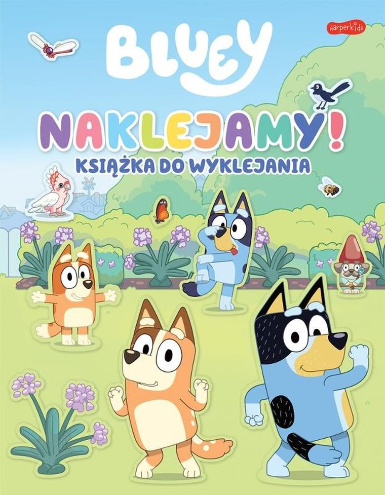 Bluey. Naklejamy! Książka do wyklejania
