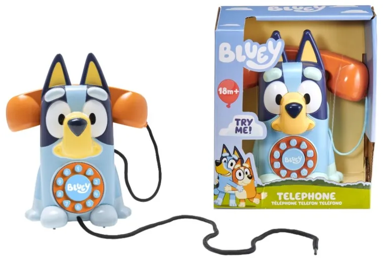 Bluey, telefon stacjonarny z muzyką