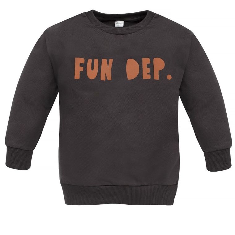 Bluza chłopięca, grafitowa, Pinokio