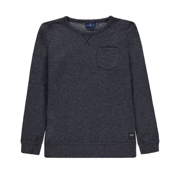 Bluza chłopięca, grafitowa, Tom Tailor