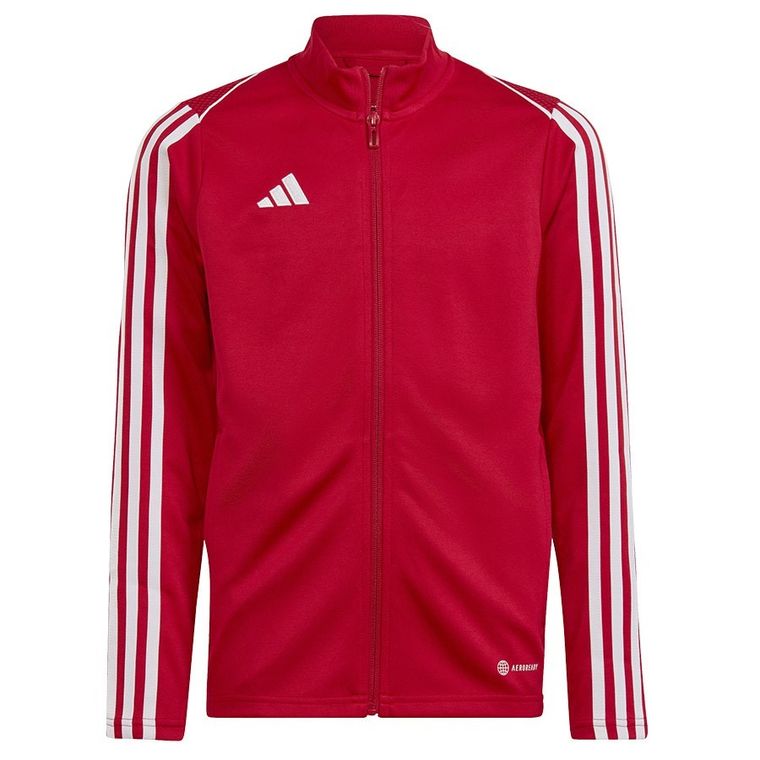 Bluza chłopięca, rozpinana, czerwona, Adidas