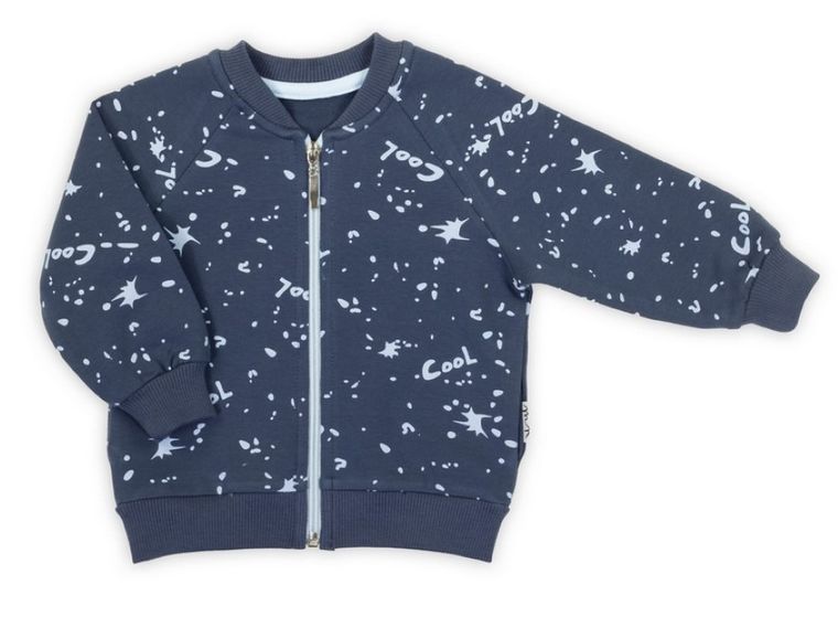 Bluza chłopięca, rozpinana, granatowa, Cool, Nicol