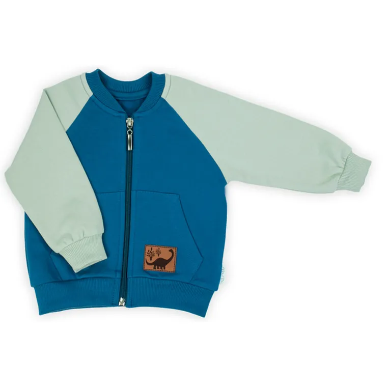 Bluza chłopięca, rozpinana, granatowa, Nicol