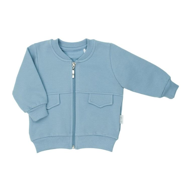 Bluza chłopięca, rozpinana, niebieska, Nicol