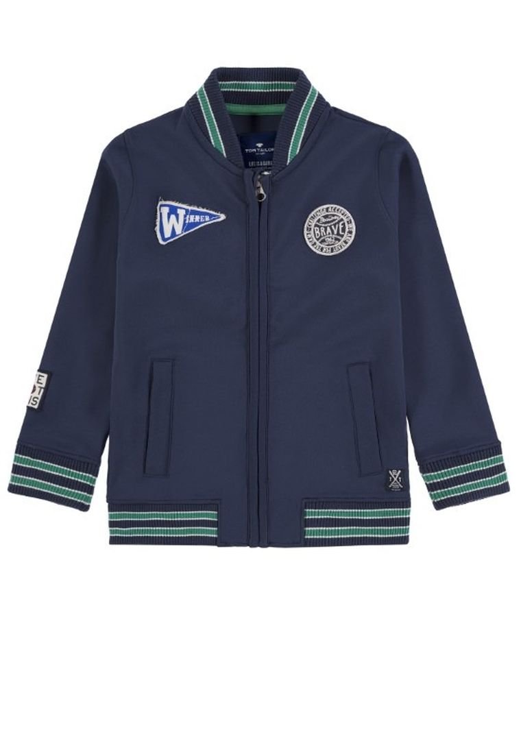 Bluza chłopięca, rozpinana, niebieska, Tom Tailor