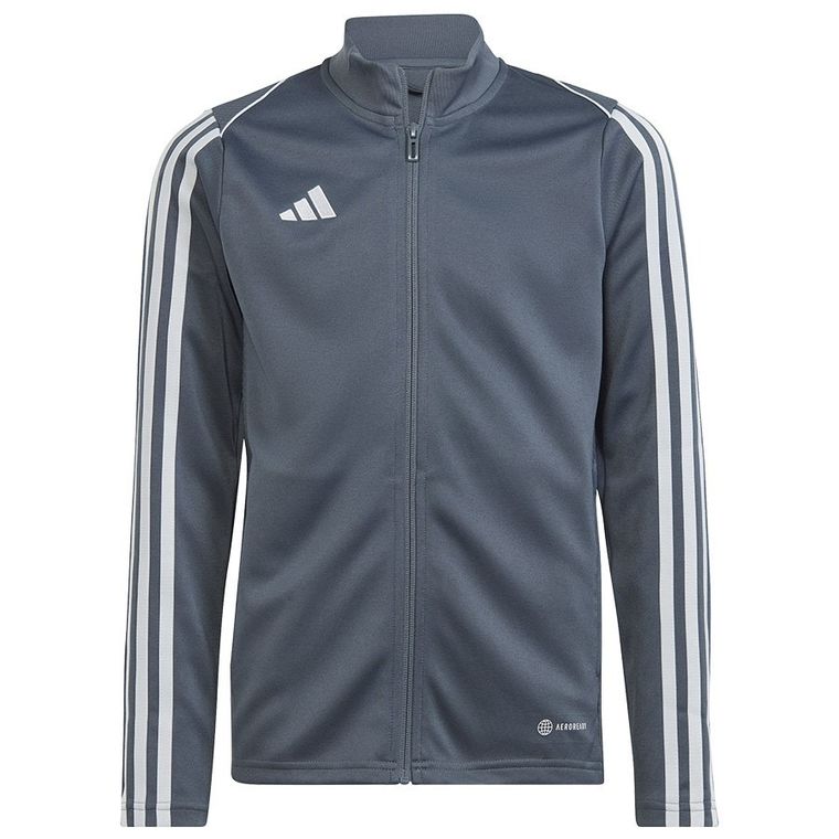 Bluza chłopięca, rozpinana, szara, Adidas