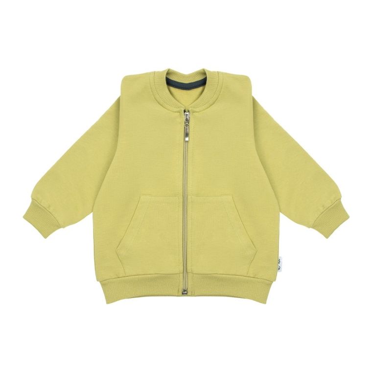 Bluza chłopięca, rozpinana, zielona, Nicol