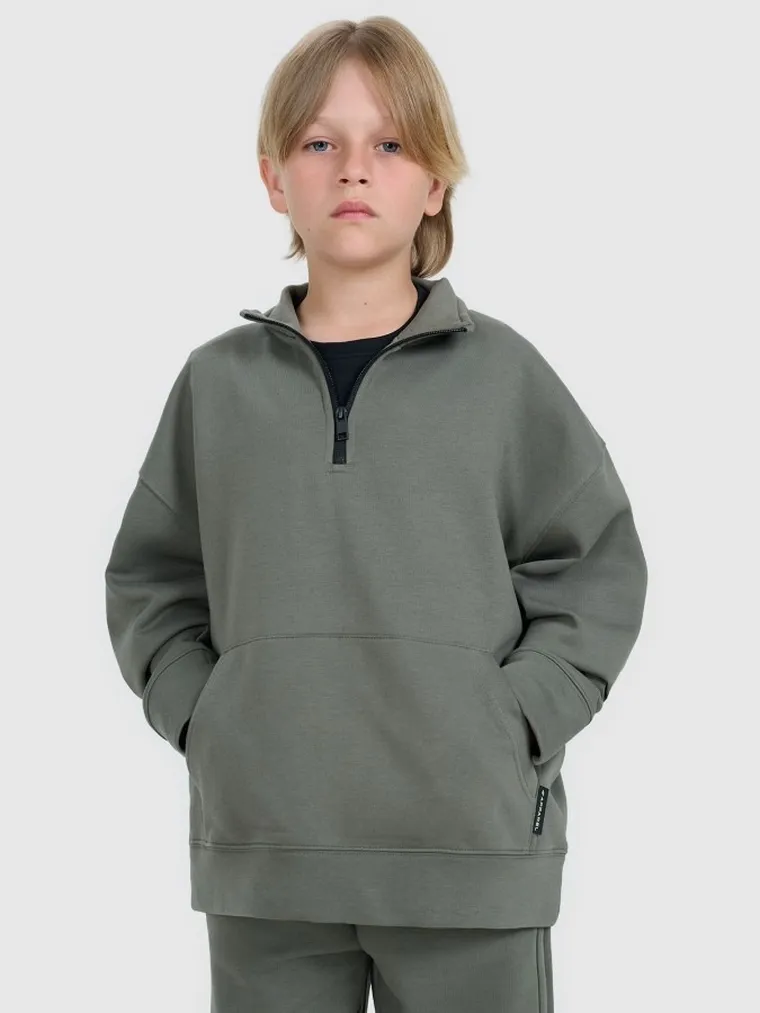 Bluza chłopięca, szara, 4F
