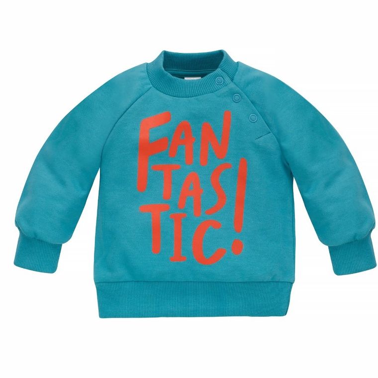 Bluza chłopięca, turkusowa, Orange Flip, Pinokio