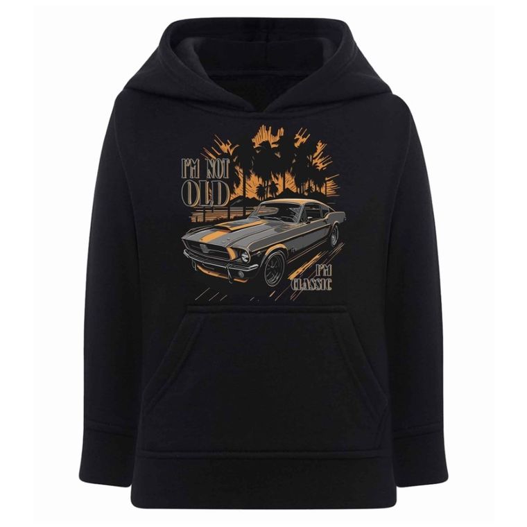 Bluza chłopięca z kapturem, czarna, Tup Tup