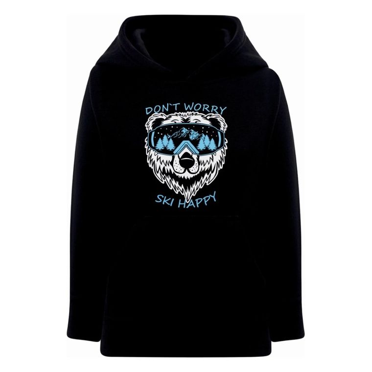 Bluza chłopięca z kapturem, czarna, Tup Tup