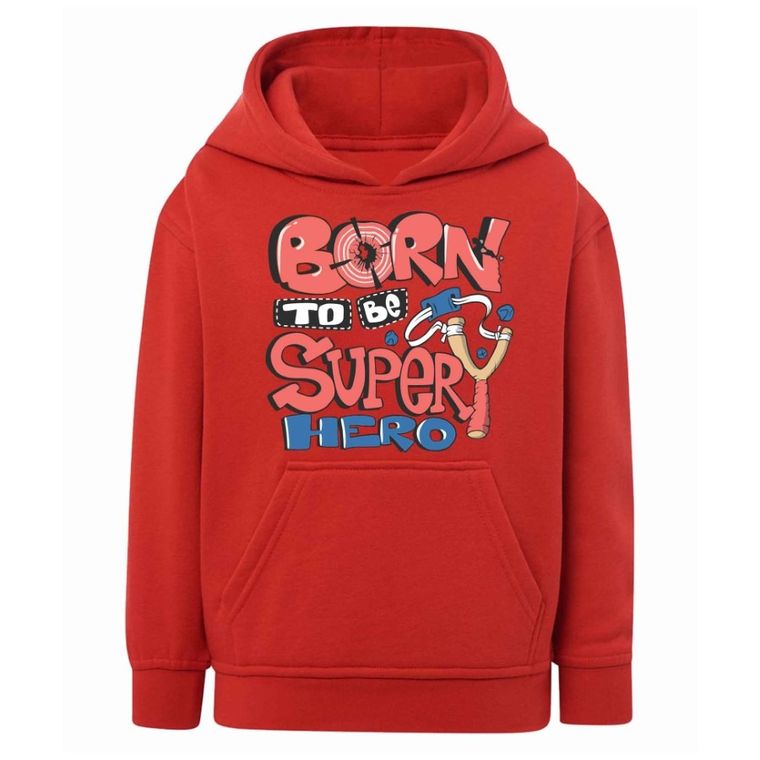 Bluza chłopięca z kapturem, czerwona, Tup Tup