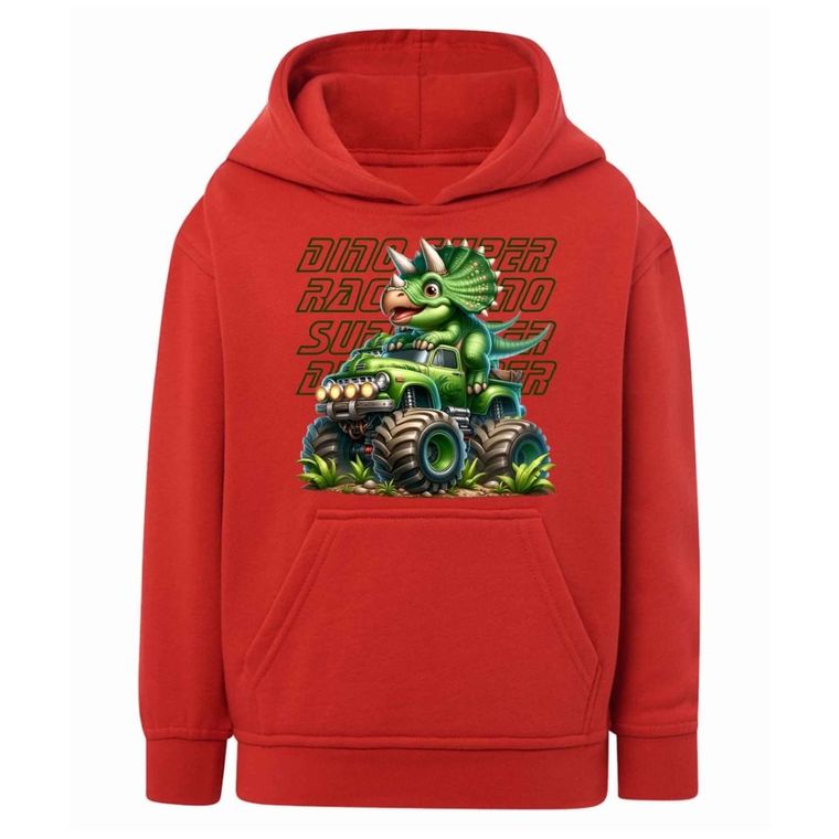 Bluza chłopięca z kapturem, czerwona, Tup Tup