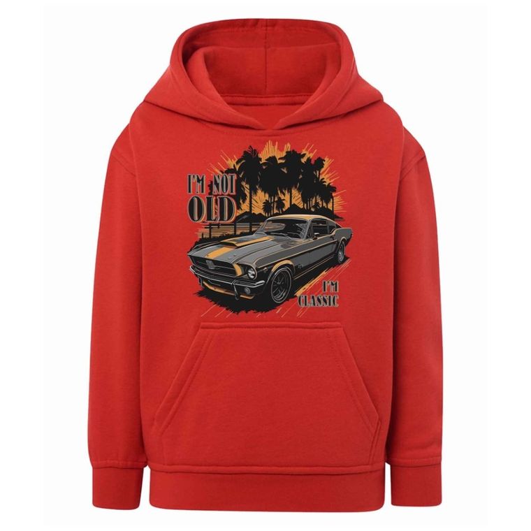 Bluza chłopięca z kapturem, czerwona, Tup Tup