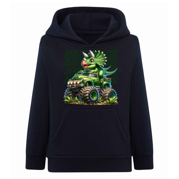 Bluza chłopięca z kapturem, granatowa, Tup Tup