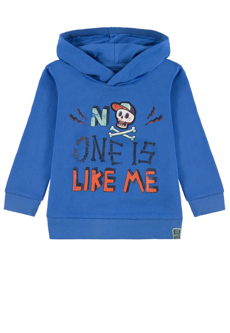 Bluza chłopięca z kapturem, niebieska, Tom Tailor