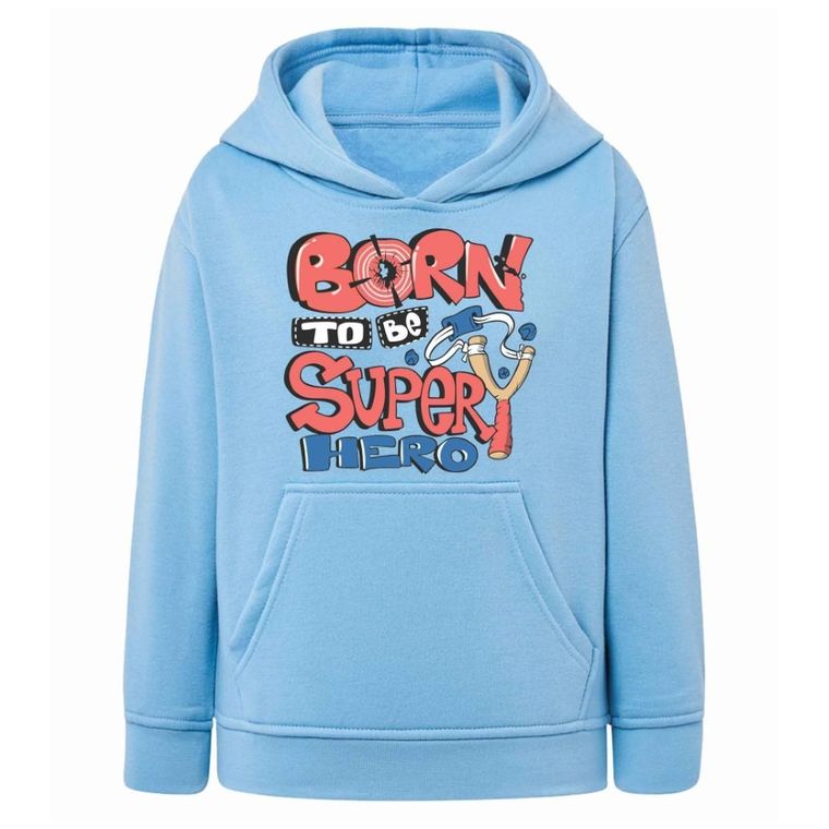 Bluza chłopięca z kapturem, niebieska, Tup Tup