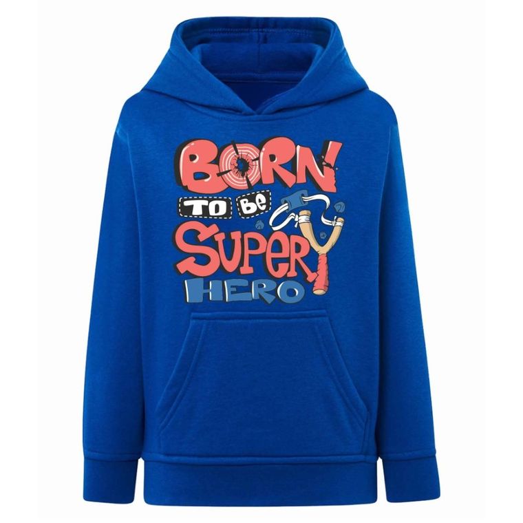Bluza chłopięca z kapturem, niebieska, Tup Tup