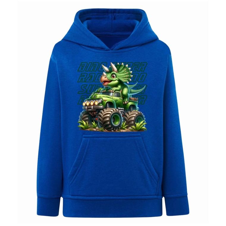 Bluza chłopięca z kapturem, niebieska, Tup Tup