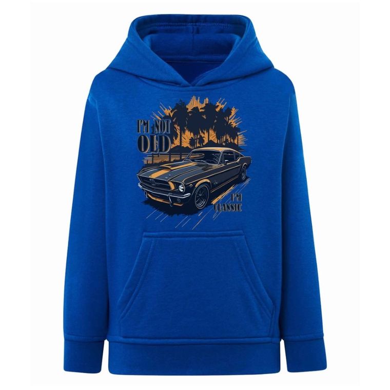 Bluza chłopięca z kapturem, niebieska, Tup Tup