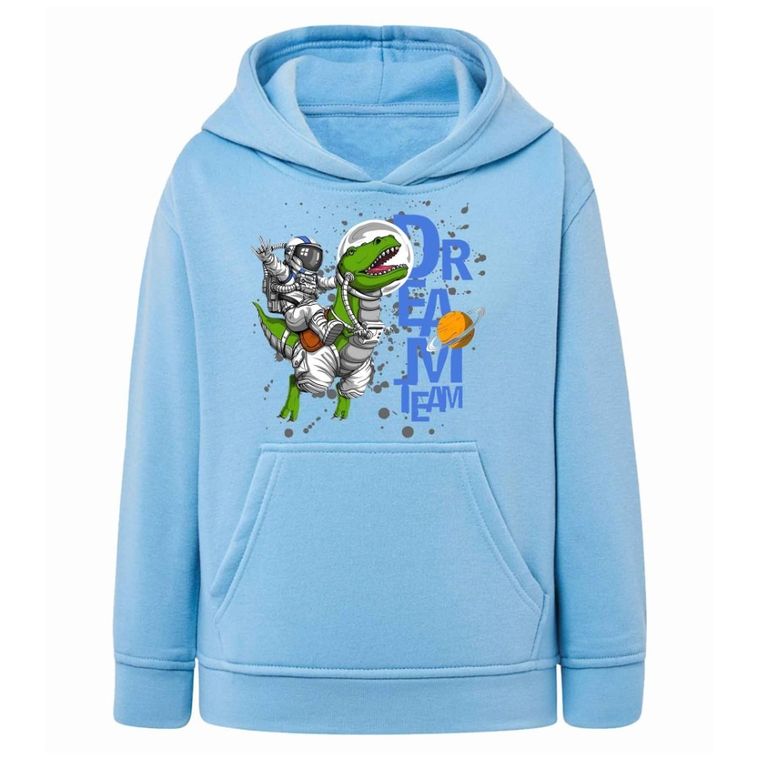 Bluza chłopięca z kapturem, niebieska, Tup Tup