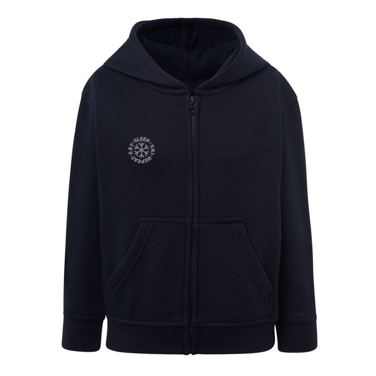 Bluza chłopięca z kapturem, rozpinana, granatowa, Tup Tup