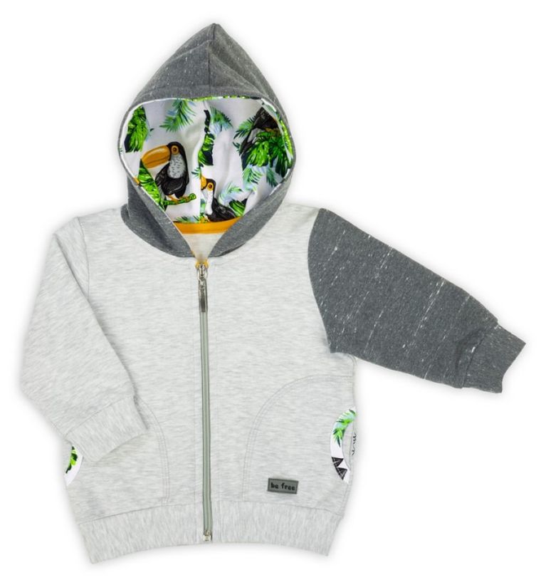 Bluza chłopięca z kapturem, rozpinana, mix, Nicol