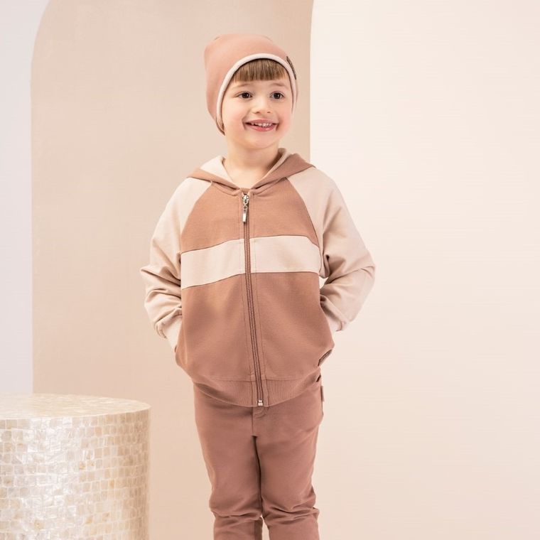 Bluza chłopięca z kapturem, rozpinana, mix, Nicol