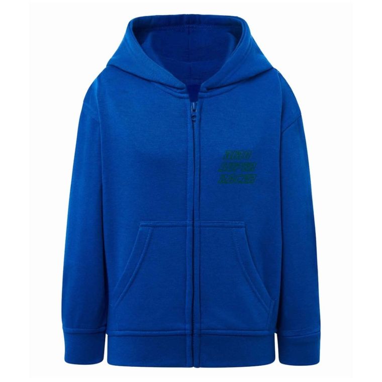 Bluza chłopięca z kapturem, rozpinana, niebieska, Tup Tup