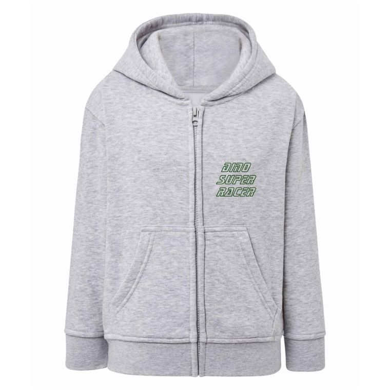 Bluza chłopięca z kapturem, rozpinana, szara, Tup Tup