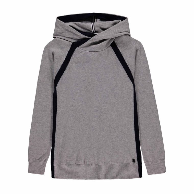 Bluza chłopięca z kapturem, szara, Marc O'Polo