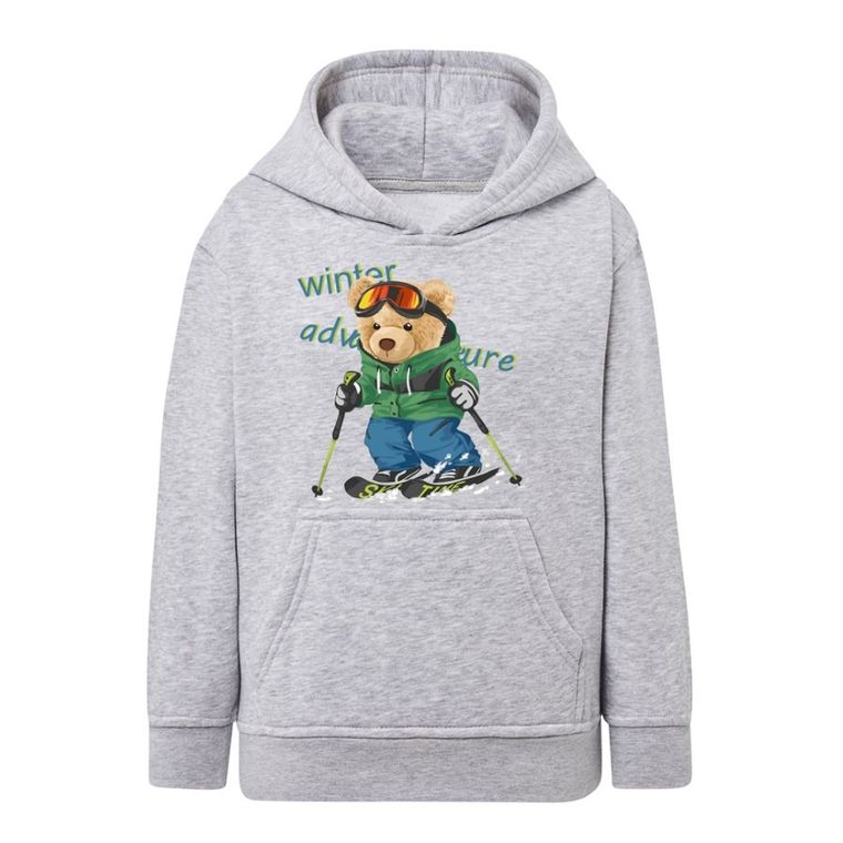 Bluza chłopięca z kapturem, szara, Tup Tup