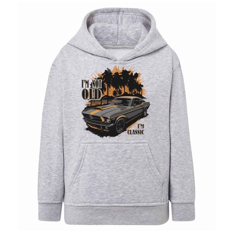 Bluza chłopięca z kapturem, szara, Tup Tup