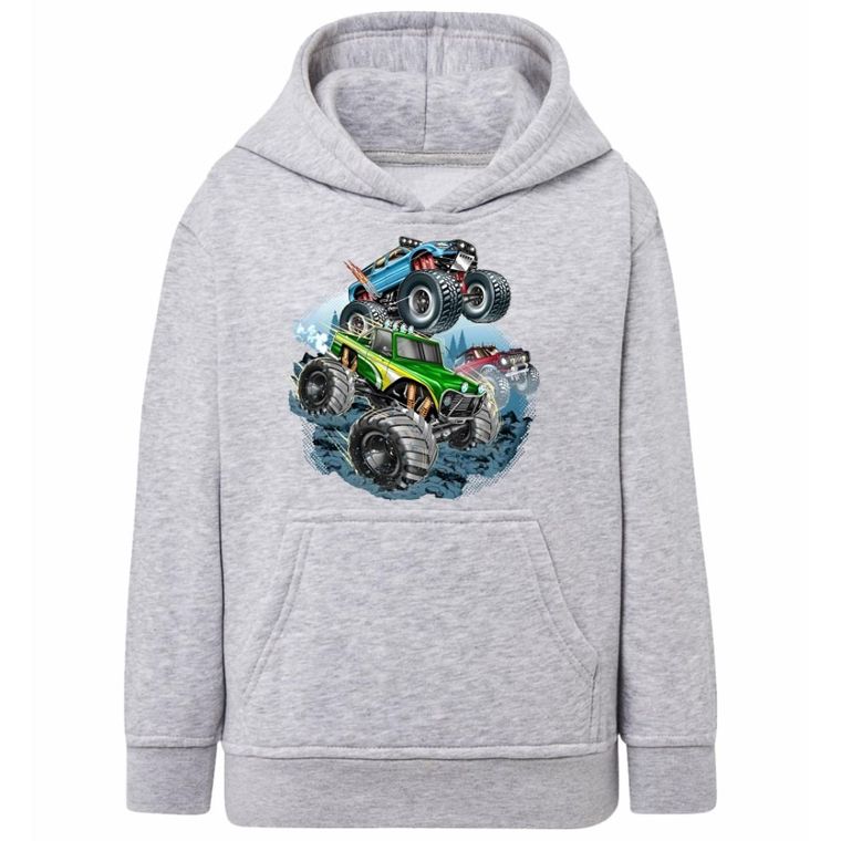 Bluza chłopięca z kapturem, szara, Tup Tup