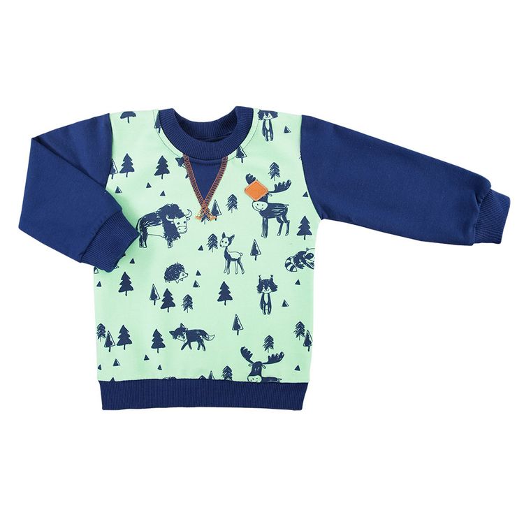 Bluza chłopięca, zielona, Eevi