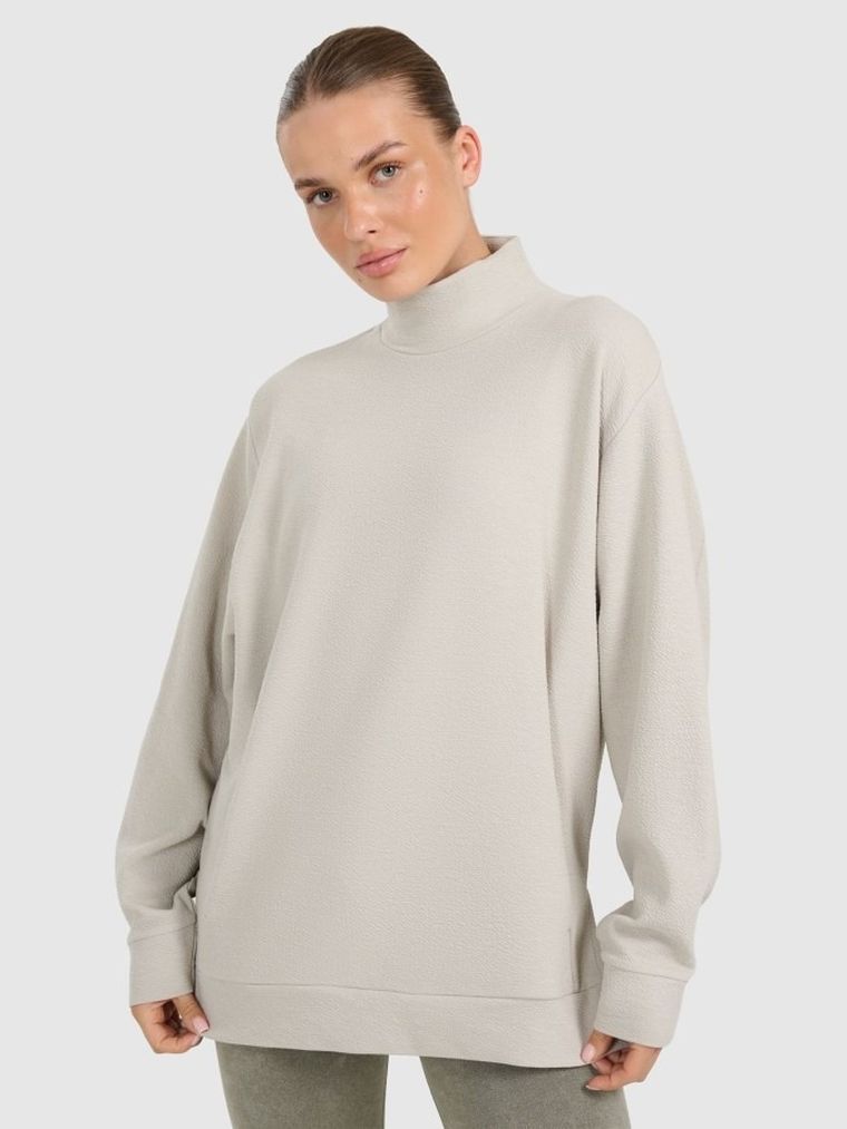 Bluza damska, beżowa, 4F