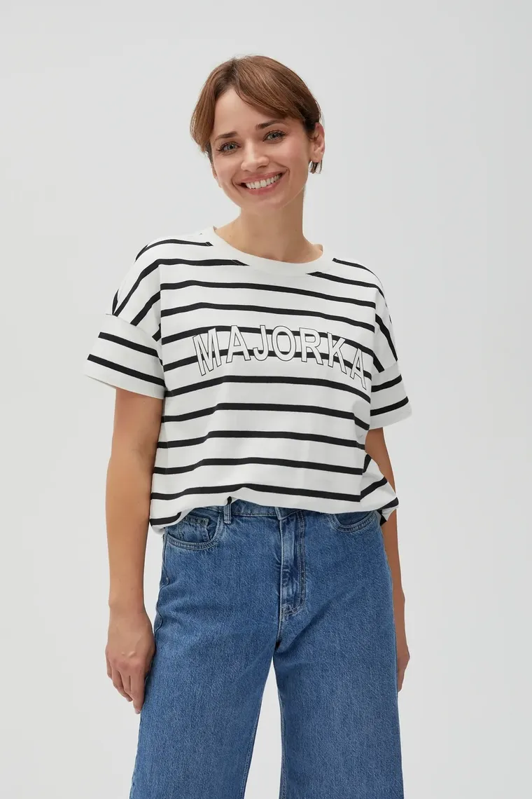 Bluza damska, biała, Moodo