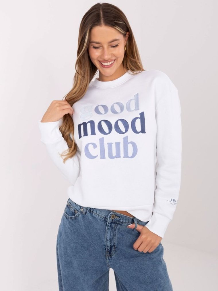 Bluza damska, biała, Sublevel