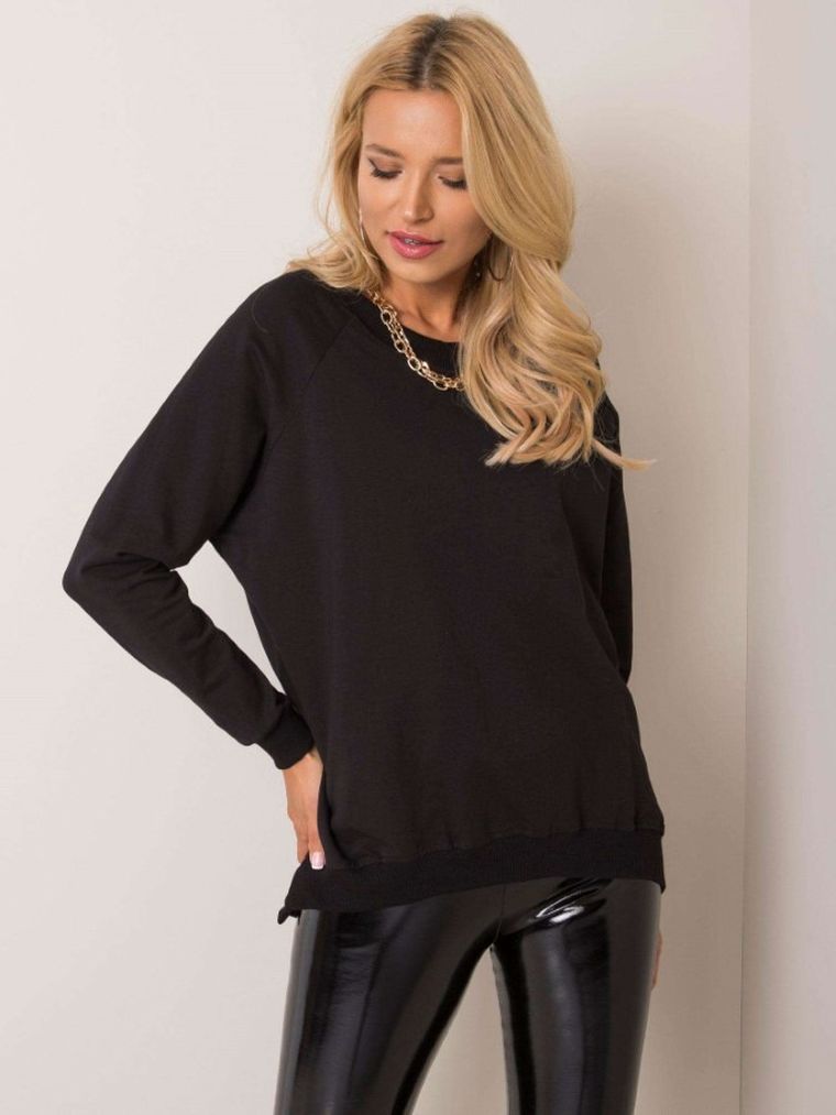 Bluza damska, czarna, Rue Paris