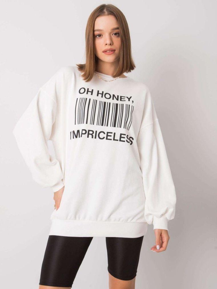 Bluza damska, ecru, Ex Moda