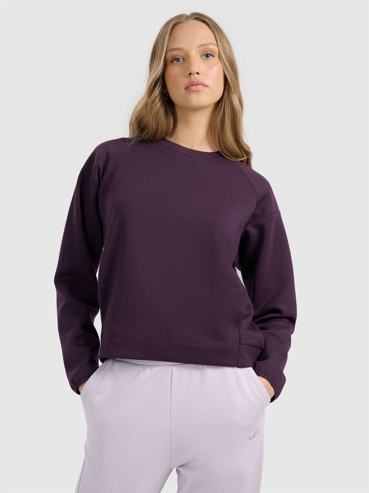 Bluza damska, fioletowa, 4F